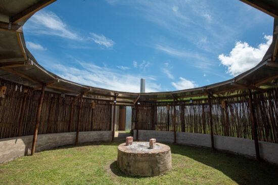 The Boma at Tenikwa where you can enjoy a fire in the evenings